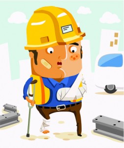 injured at work clock in or out